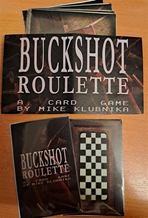 buckshot roulette board game